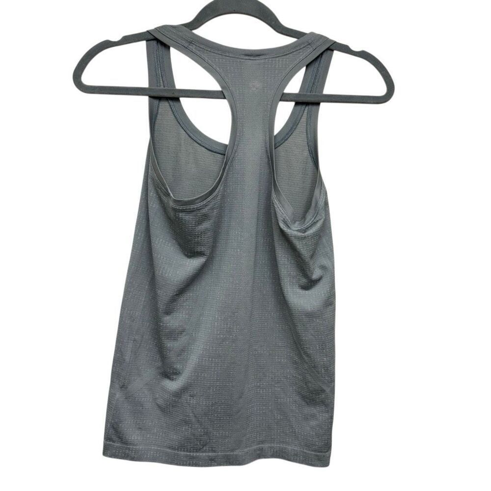 Lululemon gray/silver Racerback tank size 4